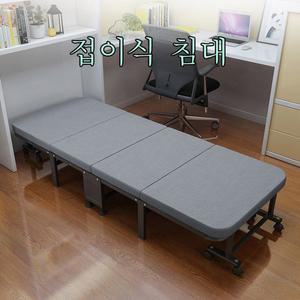 190x60x30cm 펜션 낮잠 휴식 바퀴달린침대 1인용 간이침대 매트리스 깔판 보조침대
