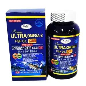 에버그린 프리미엄 울트라 오메가3 휘시오일 1302x180연질캡슐 EPA DHA 휘시오일 혈행 기억력