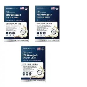 동신헬스케어 딥씨 알티지 오메가3 1,383mg x 60캡슐 2+1 총180캡슐 기억력 건조한눈 혈행 혈중중성지질