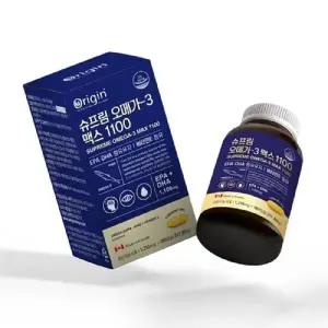 오리진 슈프림 오메가-3 맥스 1100-1,210mg x 180캡슐 EPA DHA