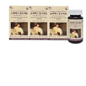 미국 직수입 슈퍼맥스 밀크씨슬 800mg x 60캡슐2+1총180캡슐 비타민B 아연 실리마린