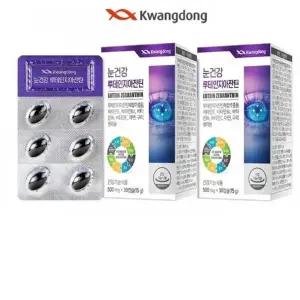 광동 눈건강 루테인지아잔틴 500mg x 30캡슐1+1총60캡슐 비타민E B6 B2 C 아연 구리 아연