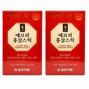 [영진약품] 일양약품 에브리홍삼스틱 10g x 30포 1+1