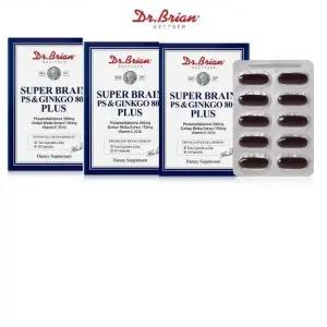 닥터브라이언 슈퍼브레인 PS징코 800 플러스 30캡슐 2+1 총90캡슐 인지력 기억력