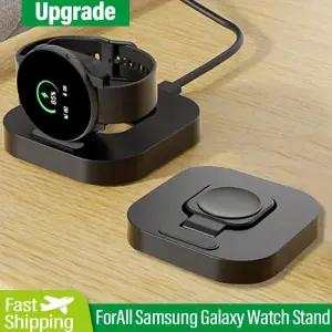 삼성 Galaxy Watch 6 5 4 3 Pro 45/40/44mm Active 2 클래식 타입 C 고속 충전 도킹 스테이션 용 무선 충전