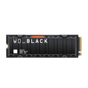 히트싱크가 장착된 WD_BLACK SN850X 2TB SSD - M.2 2280, 최대 7,300MB/s 읽기 속도, 6,300MB/s 쓰기 5와 호환, 고성능 내부 솔리드 스테이트 드라이브 WDS200T2XHE