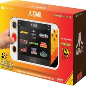 내 아케이드 아타리 게임 스테이션 고 충전식 배터리 팩맨 아타리를 포함한 200개 이상의 사전 로드된