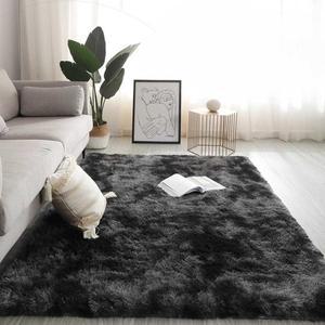 양털러그 블랙 카페트 60CM 길이 160CM 장모 북유럽 거실