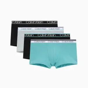 calvinkleinunderwear 남성 WB 코튼 스트레치 버라이어티 팩 트렁크 4PKNP2427OZPC