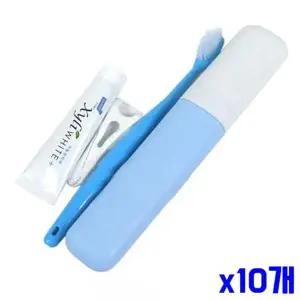 [오너클랜]bns 휴대용 치약 칫솔 구강관리세트 x10개