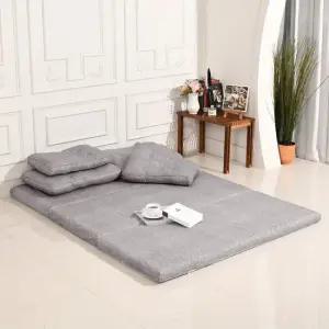 롱탄탄폼 3단 접이식 매트리스 손님용 접는 토퍼 1인 SS