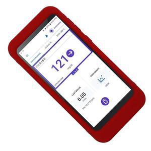 옴니포드 5 수신기용 실리콘 케이스 연속 모니 빨간색