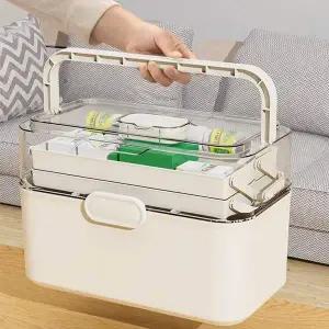 [골드스마일]구급함 다용도함 화이트 응급 약통 구급약통