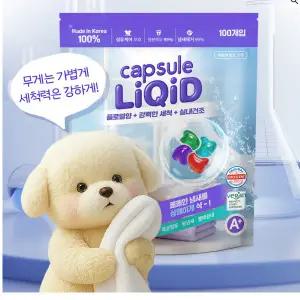 리퀴드 고농축 4챔버 캡슐세제 100개입+100개입