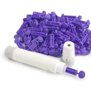 [로지프로] 1회용 멸균 란셋 30G 1박스(100개입) 혈당체크기 당뇨주사기 채혈기