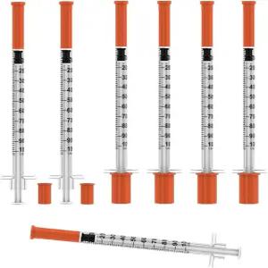 31 게이지 5/16인치 바늘 1ml 일회용 실험실 디스펜싱 용품 30팩