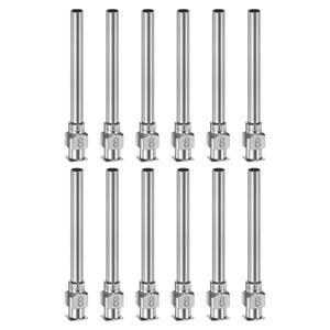 12pcs 10G 12G 14G 16G 18G 20G 21G 22G 25G 26G 28G 30G 스테인레스 스틸 디스펜스 바늘 1 1/2 