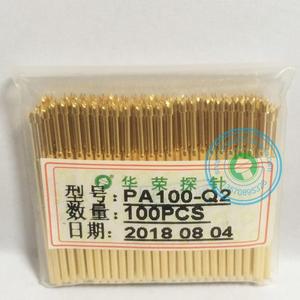 100pcs PA100-Q2 큰 4 개의 발톱 Huarong 프로브  바늘 PCB 스프링 탑 핀 더블 헤드 1.7mm