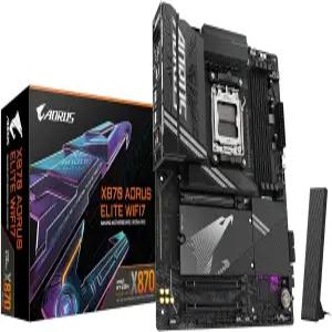 기가바이트 X870 AORUS 엘리트 WIFI7 AMD AM5 LGA 1718 마더보드 ATX DDR5 4X M.2 PCIe 5.0 USB4 2.5GbE