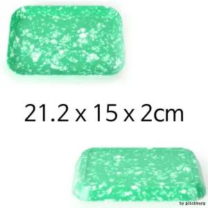 1p 21.2x15x2cm 분식집 스넥 멜라민 미니 그릇 분식 접시