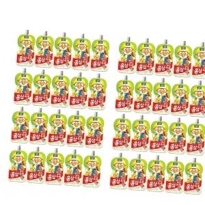 뽀로로건강음료 뽀로로음료 홍삼쏙쏙 사과와 매실 100ml 40개