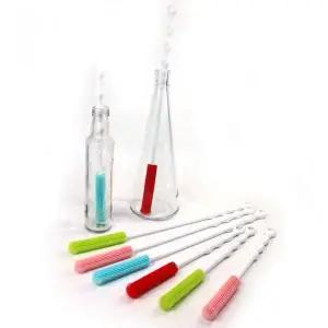 [에이치플러스몰]TBZ 대코 실리콘 페트 브러쉬 S 실리콘 병솔