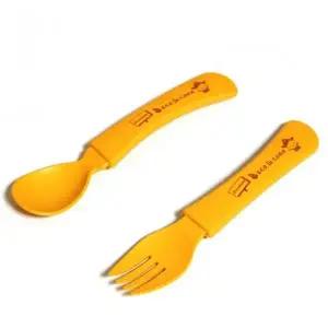 [에이치플러스몰]TBZ 한진프옥수수 꾼 유아 스푼 포크 세트