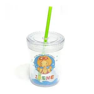 [에이치플러스몰]TBZ 카네 투명 스트로우 빨대컵 300ml