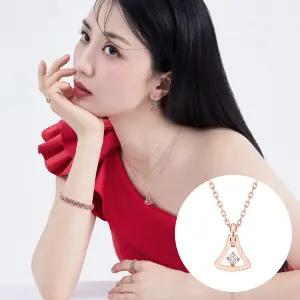 [박하선PICK] 럭키벨 14K골드 다이아몬드 목걸이 UGDN0779U