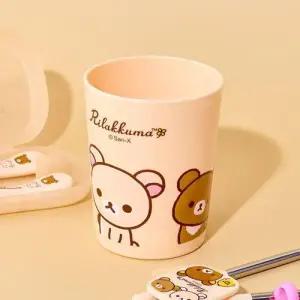 리락쿠마 편한컵(해피) 320ml-아이보리 WFLX59F