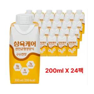 삼육케어 완전균형영양식 구수한맛 200ml 24팩