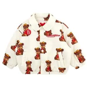 [롯데백화점]베베드피노 올 오버 애플 봉봉 베이비 봄버 재킷_BP41JP102-N