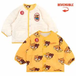 [롯데백화점]베베드피노 올 오버 허니베어 베이비 리버시블 점퍼_BP51JP103