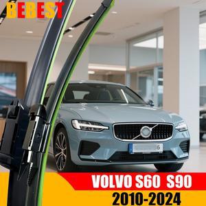 볼보 호환 S60 S90 2000-2024용 와이퍼 블레이드 전면 윈도우 액세서리 2016 2020 2023