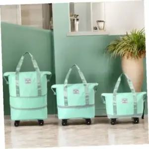 2단확장보스턴백 빅맥스2단확장보스턴백바퀴형보조여행가방민트 2단확장보스턴백