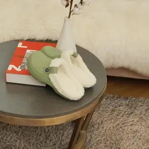 차핀 방한 털 슬리퍼 겨울 실내화