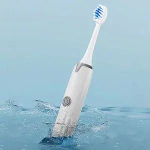 음파 전동칫솔 무선 스마트 미세모 방수 진동칫솔 건전지 칫솔모 1개포함 P104