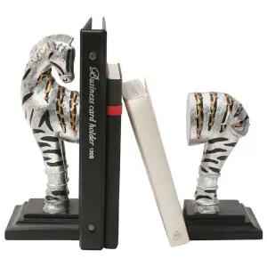 지브라 오브제 북엔드 얼룩말 조각상 책 지지대 선반 꽂이 책장 정리상정리 홀더 스토퍼 거치대 간이꽂이