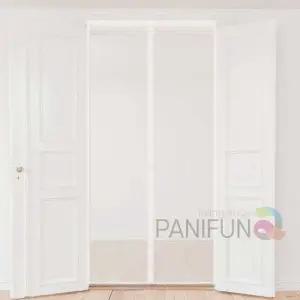 모기장 화이트 현관방충망주름 방문 문망 안전 자석 방범 방충 롤망 현관 폴딩도어