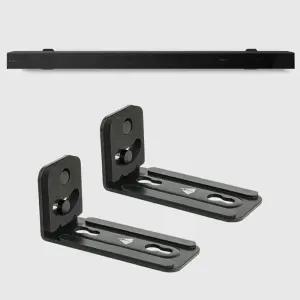 타공형 슬림형 벽걸이 거치대 사운드바 브라켓 브라캣 홈시어터 음향악세서리 스피커 사운드