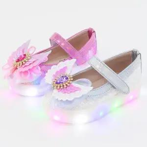 메리 천사 보석 국산 아동 키즈 공주 여아 LED 구두