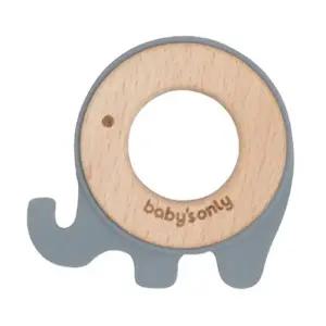 실리콘 우드 코끼리 치아발육기 (그레이) 장난감 유아완구 놀이 딸랑이