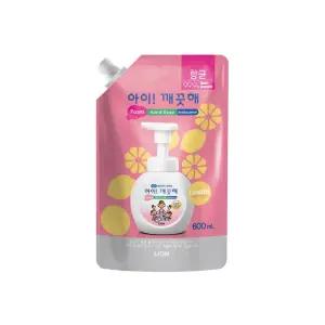 아이깨끗해 핸드 워시 레몬 600ml솝 소프 손세정 제리필 클렌저 클렌져
