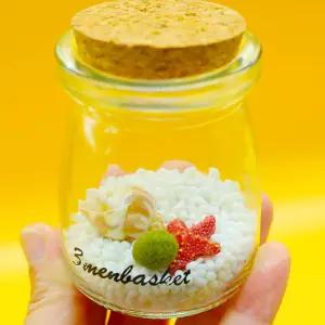 마리모키우기DIY세트 푸딩병수경식물 어항 모병 수조 반려용품 유리공