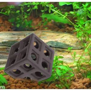 WZ 큐빅 수족관 새우집 물고기 구멍둥지 수조 은신처 새우 작은쉼터 장식 바닥재 수조용