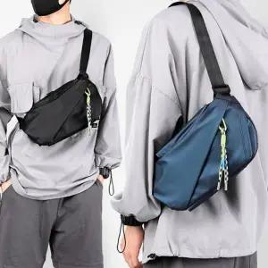 남성 슬링백 심플한디자인 20대 크로스 보조가방