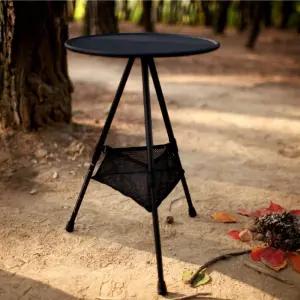 카모캠프 사이드 원형 테이블 포켓 세트감성 캠핑 미니 버너 접이