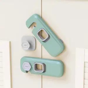 도어 안전클립 5P장치 가구락 서랍 안전 잠금 냉장고잠금 문고리장금 싱크잠금 씽크잠금 고정 열림방지