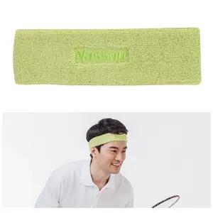 스포츠 헤어밴드 연그린 머리