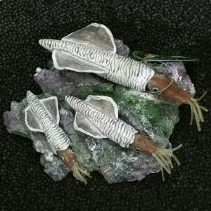 수족관 장식품 오징어 3마리 수조 어항 물고기은신처 꾸미기